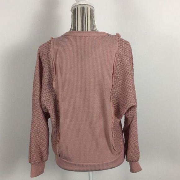 New Knox Rose pink embroidered sweater Small - Picture 3 of 7
